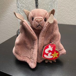 NWT!! Rare Original Vintage Ty Beanie Baby Batty with Multiple Errors!!